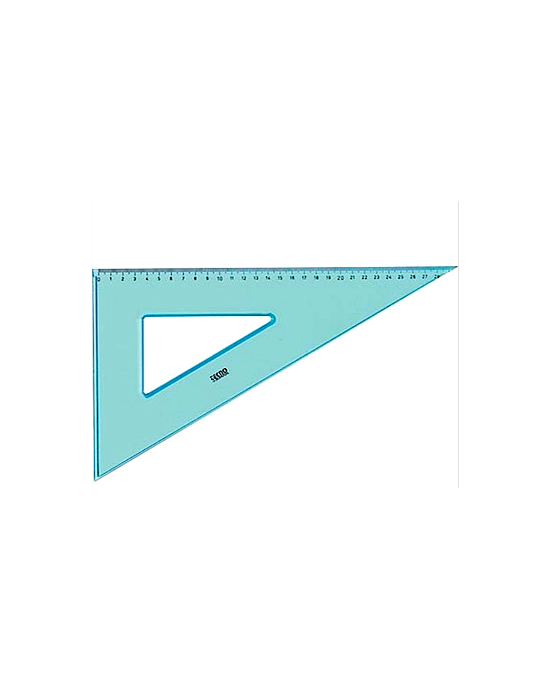 SQUADRA 60 GRADI  35CM PER DISEGNO TECNICO ED USO SCOLASTICO