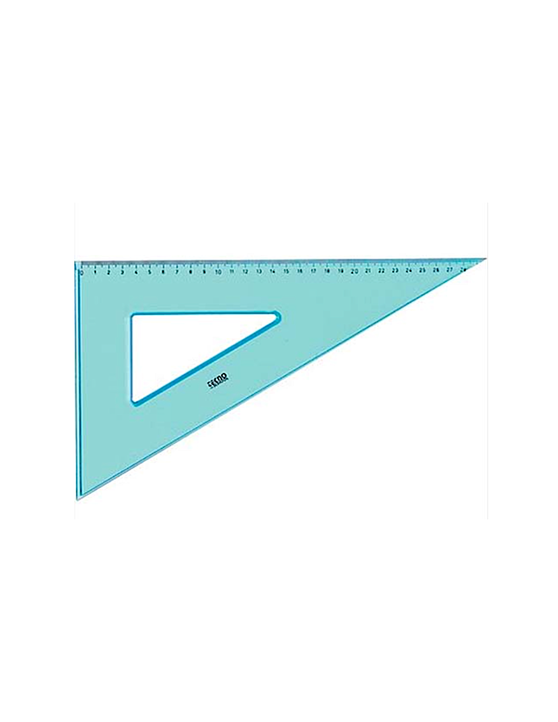 SQUADRA 60 GRADI  30CM PER DISEGNO TECNICO O USO SCOLASTICO