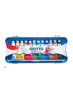 GIOTTO CONF 12 COLORI TEMPERA 12ML