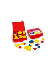 VALIGETTA DIDATTICA CON 48 FIGURE LOGICHE
