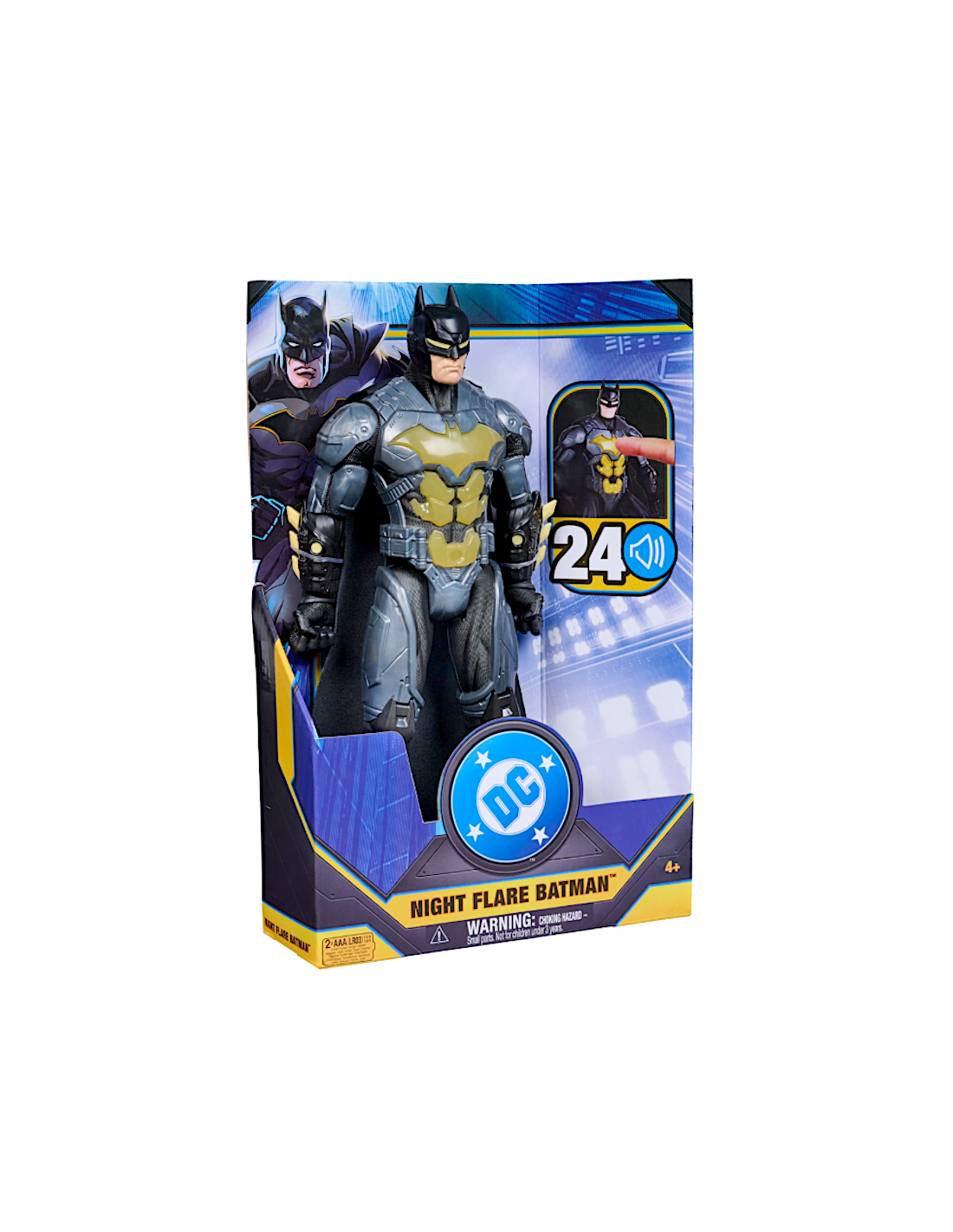 Batman Elettronico 30 cm – Figura con Luci e Suoni “Furtivo Deluxe”