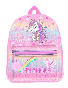 ZAINO ASILO PLAYTOY GLITTER ASSORTITO, BAMBINI, SCUOLA