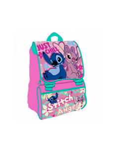 ZAINO STITCH GIRL ESTENSIBILE PREMIUM CON ZIP, PER BAMBINE