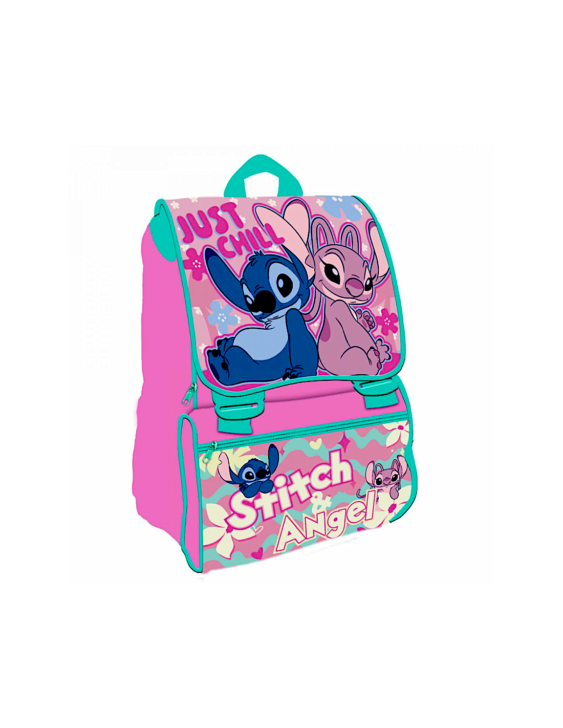 ZAINO STITCH GIRL ESTENSIBILE PREMIUM CON ZIP, PER BAMBINE