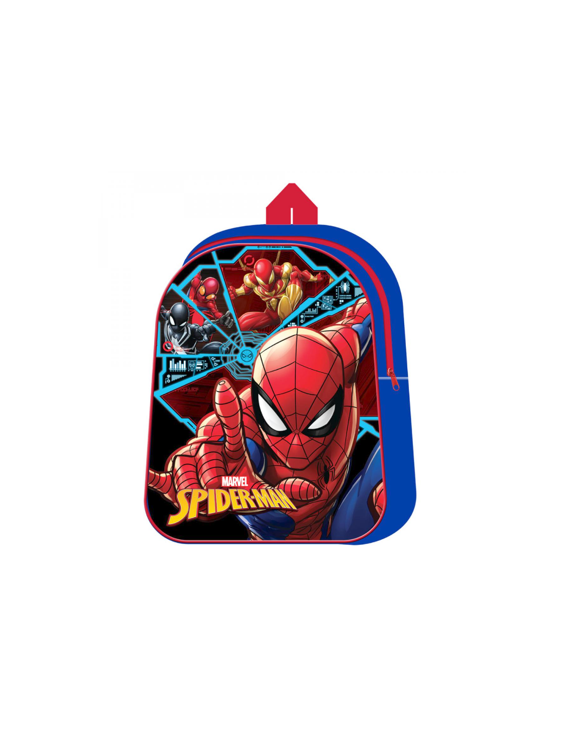 ZAINO SPIDERMAN ASILO PREMIUM CON CHIUSURA ZIP, PER BAMBINI