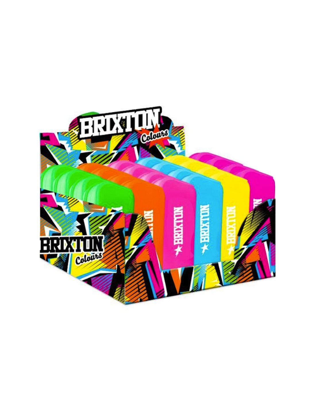 BAULETTO BRIXTON FLUO IN SILICONE ASSORTITO, COLORI VIVACI