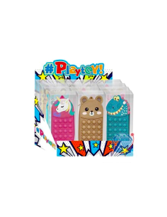 BAULETTO ANIMALI PLAYTOY IN SILICONE ASSORTITO