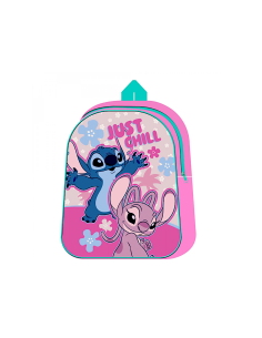 ZAINO STITCH GIRL ASILO PREMIUM CON CHIUSURA CON ZIP