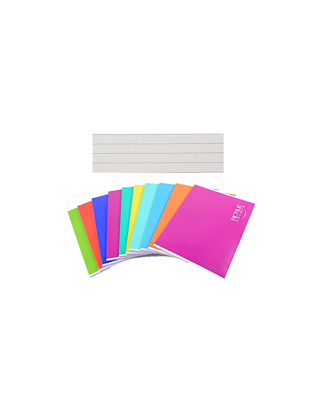 CONF 10 QUADERNI RIGHE 1R ACTIVE COLORS