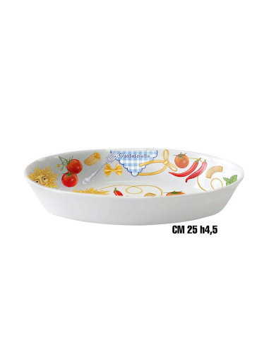 CHEF CIOTOLA OVALE 25CM H4,5CM