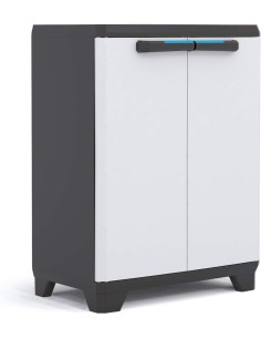 Armadio Keter Linear Low con 1 Ripiano Regolabile 68×39×90 cm – Resina Anti-Intemperie