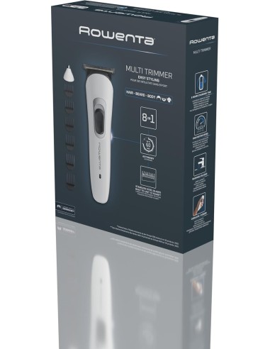 Rowenta Trim & Style 8 in 1 Regolabarba Multifunzione Uomo