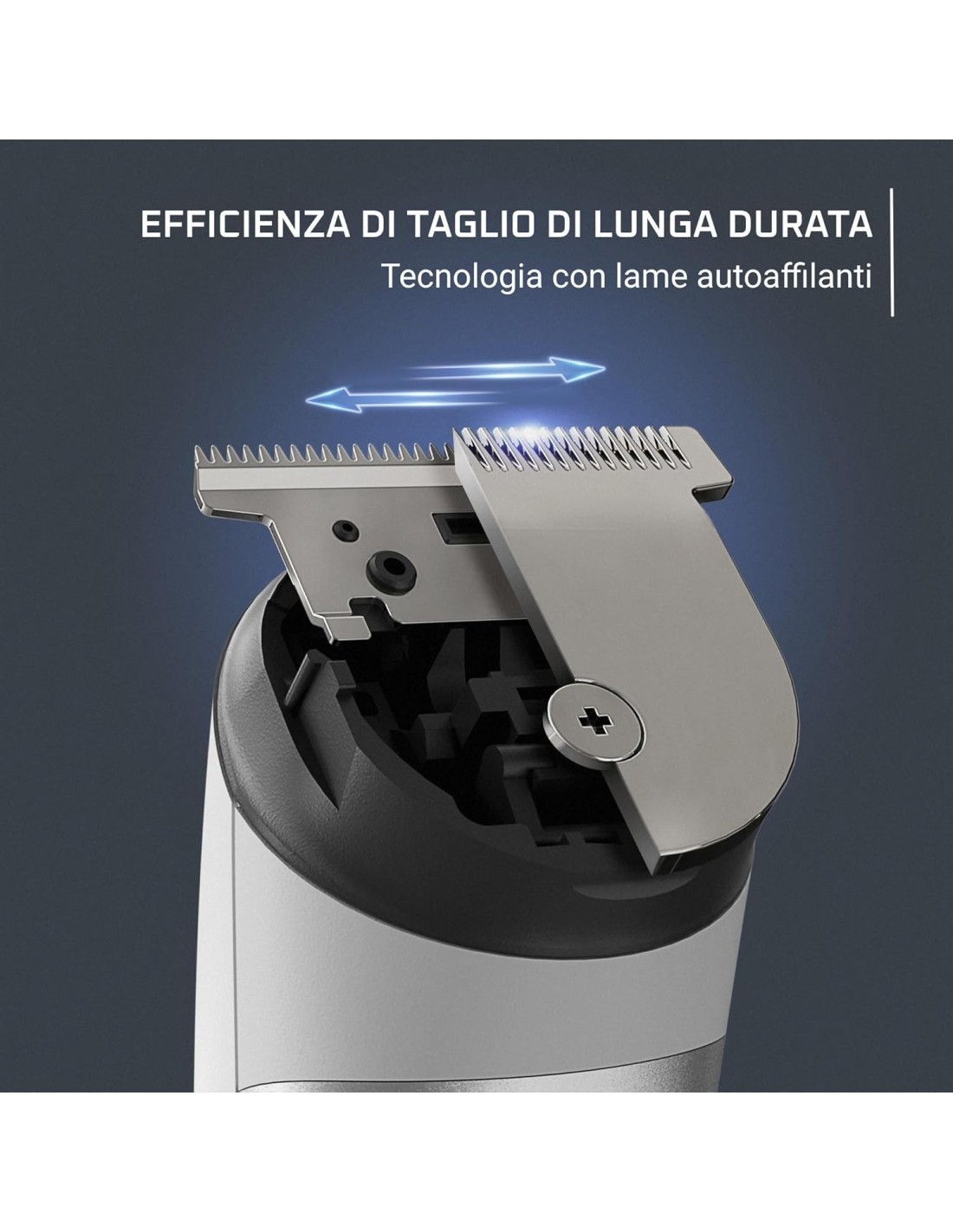 Rowenta Trim & Style 8 in 1 Regolabarba Multifunzione Uomo