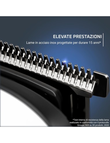 Rowenta Trim & Style 8 in 1 Regolabarba Multifunzione Uomo