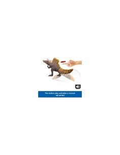 JURASSIC WORLD  SPINOSAURO ATTACCO FURIOSO  CON PINNA DORSALE E CODA MOBILI JGB56