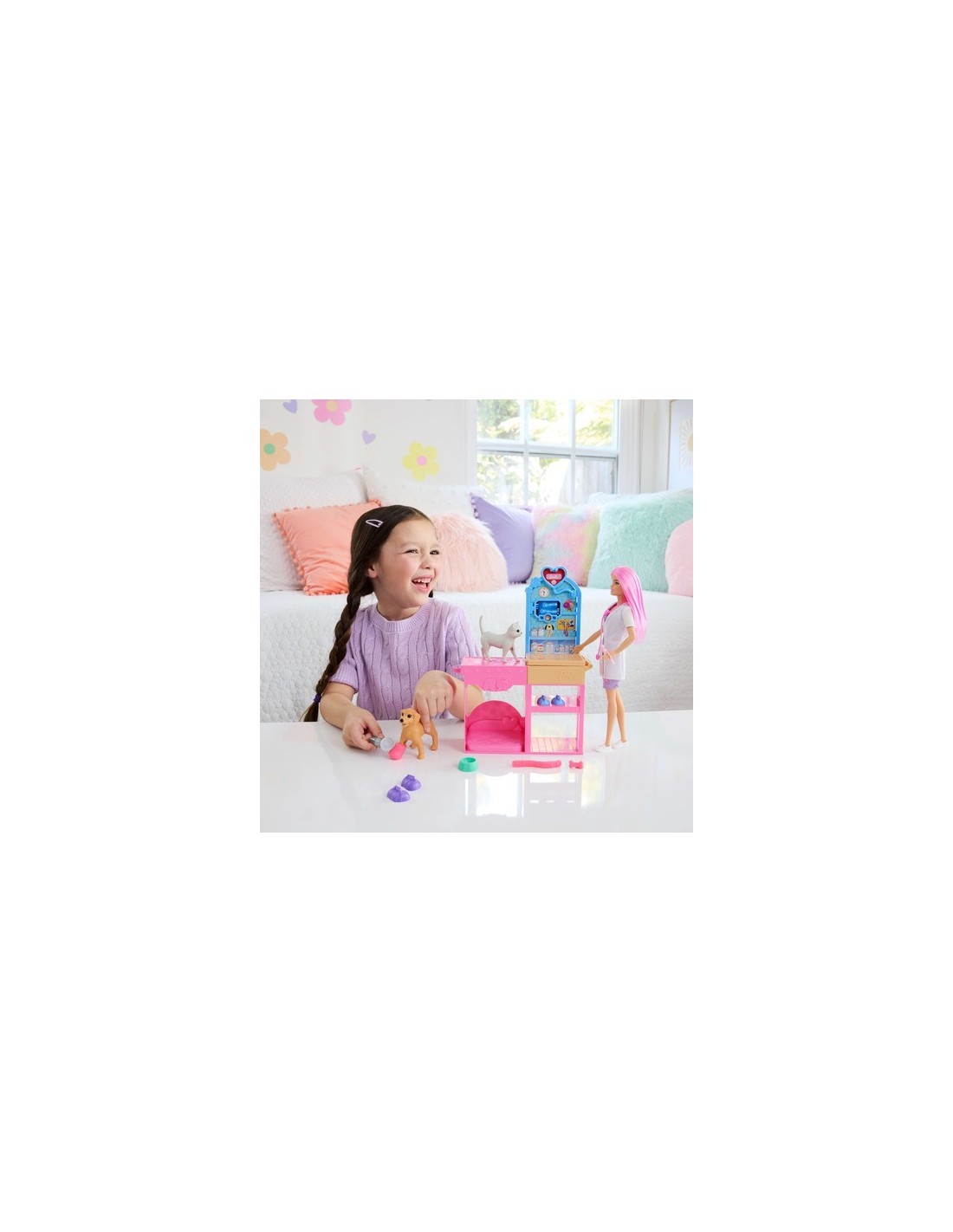 BARBIE VETERINARIA MATTEL JFX93 PLAYSET E PASTA MODELLABILE