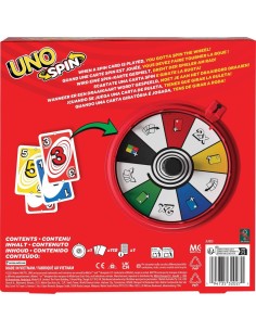 UNO Spin – Gioco di Carte con Ruota a Giro per 2‑10 Giocatori, Età 7+
