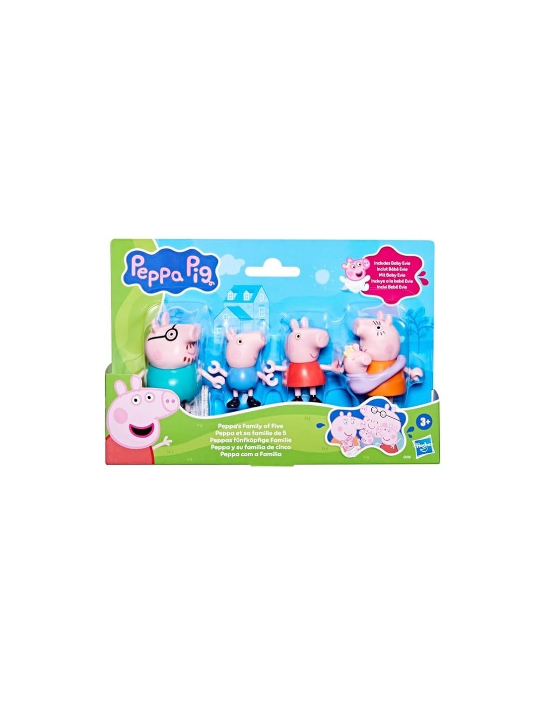 PEPPA PIG SET FAMIGLIA 5 FIGURE, HASBRO G0506