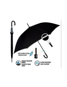 Ombrello Golf Uomo, 69cm, Technology Catarifrangente, Antivento, Elegante, Resistente, Nuovo