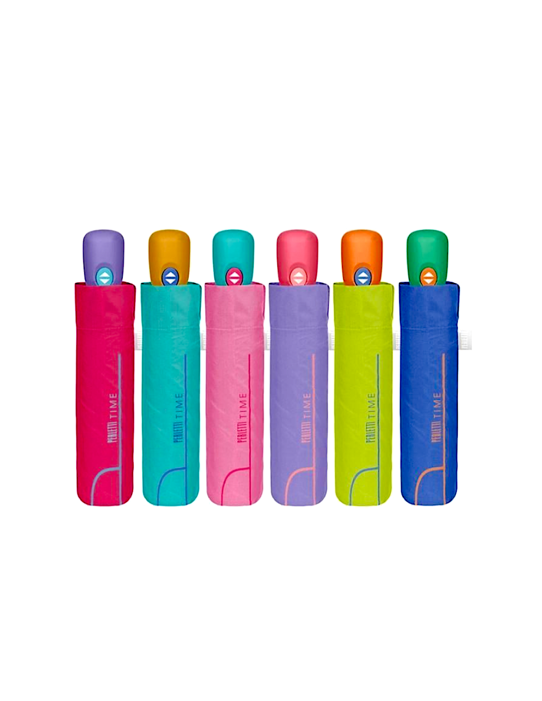 Ombrello Donna Mini, Tinta Unita, Colori Forti, Apri e Chiudi, Compatto, Antivento