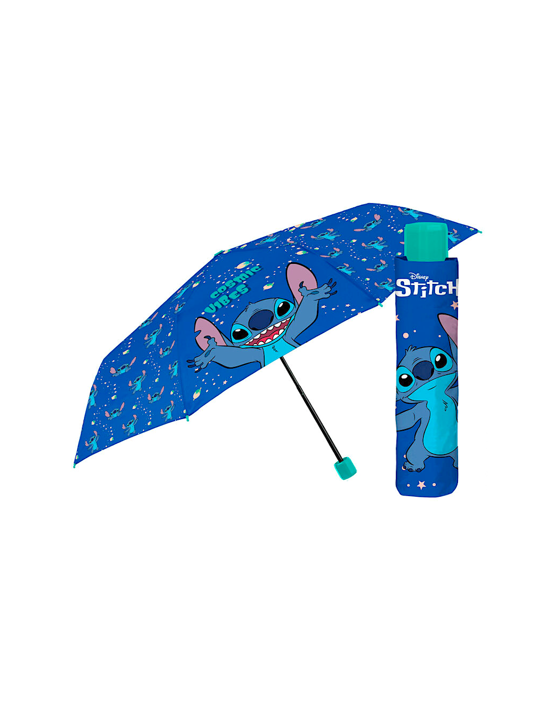 Ombrello Bambina, Minnie, Manuale, 45cm, Cupola Trasparente, Antivento, Disney