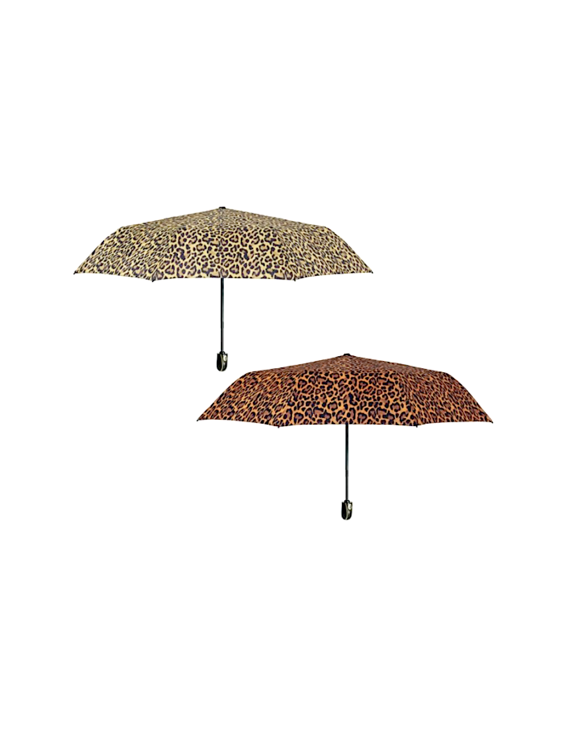 Ombrello Donna Mini, Automatico, Leopardato, Compatto, Moda, Antivento, Modello 26444