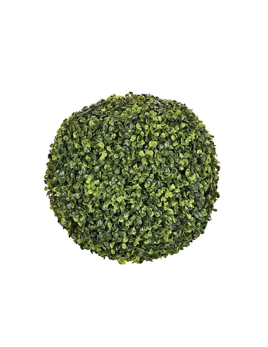 Sfera di bosso artificiale, verde, diametro 38 cm, polietilene PE, Ø 38 x H. 38 cm, 0.71 Kg