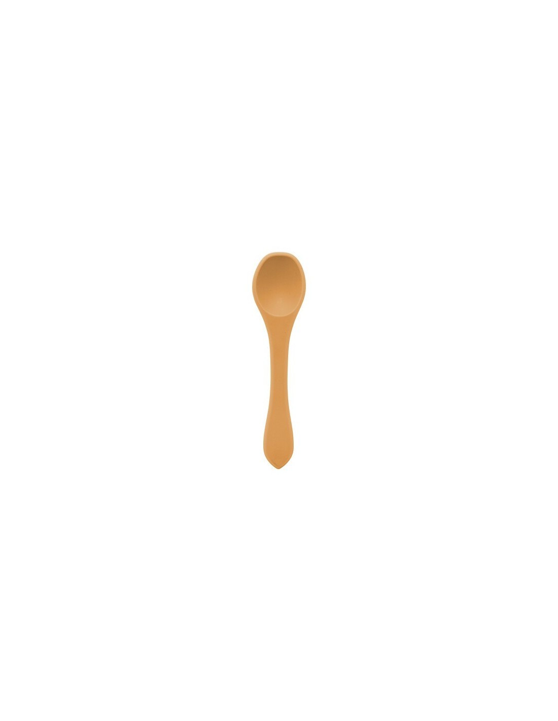 Set Pranzo, 4 Pezzi, Giraffa, Silicone, Ocre, Piatto, Ciotola, Bicchiere, Cucchiaio