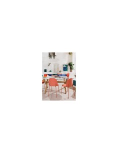 Tavolo da pranzo Jorel, 180x90 cm, vetro temperato, metallo effetto rovere, rettangolare