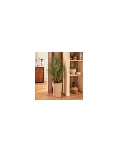 Palma artificiale, con vaso in ceramica beige, multicolore, altezza 142 cm, 60 x 60 x 142 cm