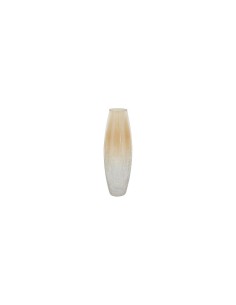 Vaso, vetro craquelé, Alexis, trasparente, D.13 x H.40 cm