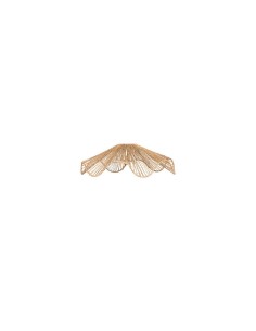 Paralume Gino, juta naturale, beige, diametro 57,5 cm, profondità 18 cm