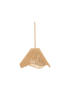 Paralume ABJ Cord Vito, effetto corda naturale, beige, diametro 37 cm