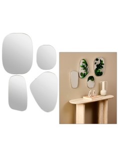 Specchio, plastica, Roman, 30x1.2x40 cm, set x4, ATMOSPHERA