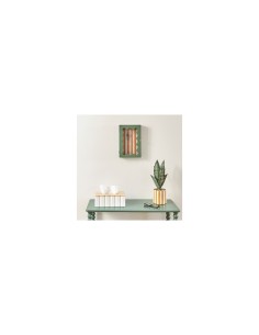 Scatola Portachiavi, Chéri, L. 20 x P. 6,6 x H. 30 cm, MDF E1, Vetro, Multicolore