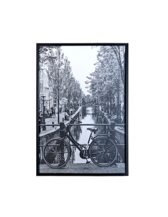 Poster, CADO NB AYU, 70x100 cm, bianco e nero, cornice moderna