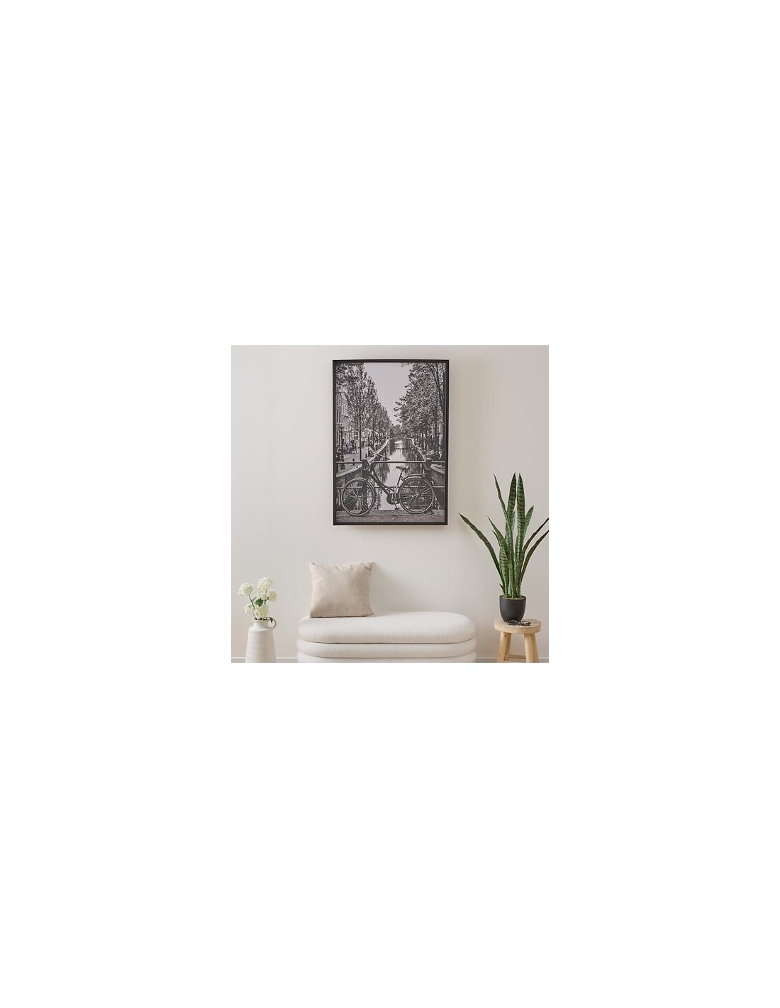 Poster, CADO NB AYU, 70x100 cm, bianco e nero, cornice moderna