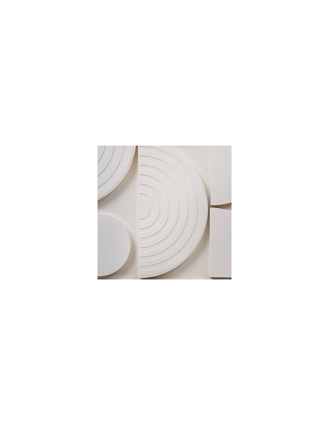 Tela, 3D, Cataline, bianca, 60x60 cm, rilievo moderno, collezione Modern Flow