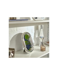 Specchio, decorativo, da terra, TWISTED SKY, cornice argento, 19x30 cm