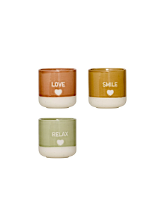 Tazzina espresso, Relax, 14 cl, assortita, colori assortiti, diametro 6 cm, newbone