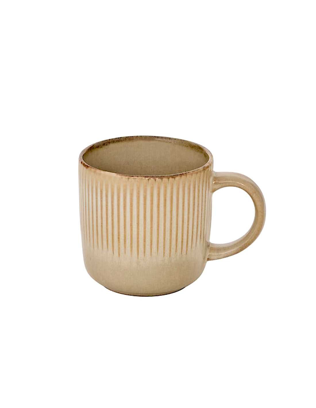 Tazza Chloé 36 cl, Stoneware beige, 12 x 8,8 x 9 cm, collezione Bellissima