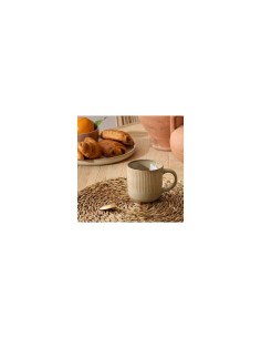 Tazza Chloé 36 cl, Stoneware beige, 12 x 8,8 x 9 cm, collezione Bellissima 2