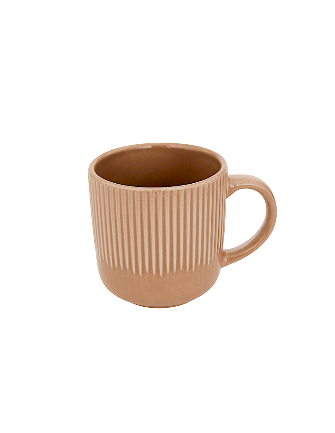 Tazza Chloé 36 cl, Stoneware moka, 12 x 8,8 x 9 cm, collezione Bellissima