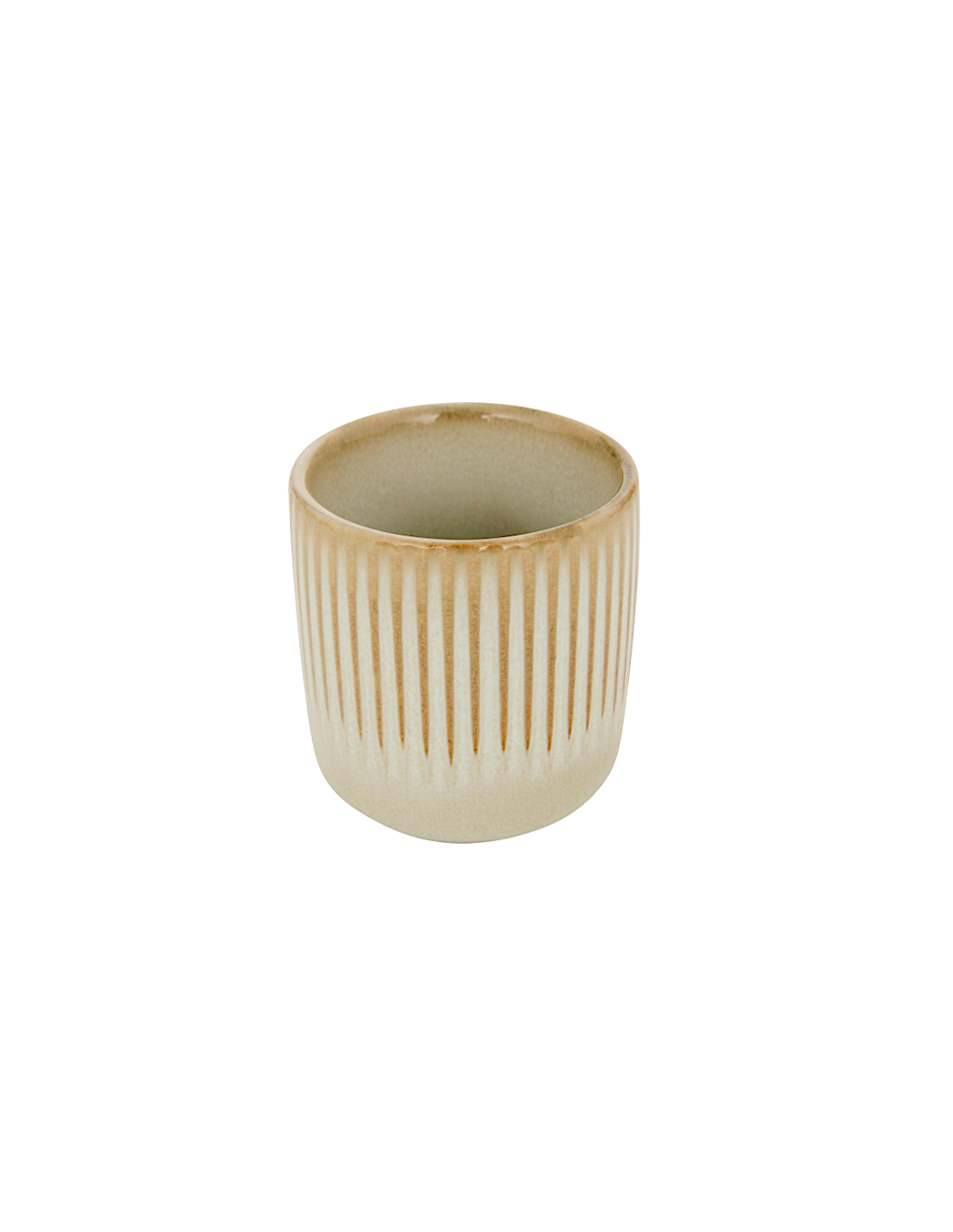 Tazzina espresso, Chloé, 11 cl, beige, stoneware, dimensioni 6,1x6,7 cm
