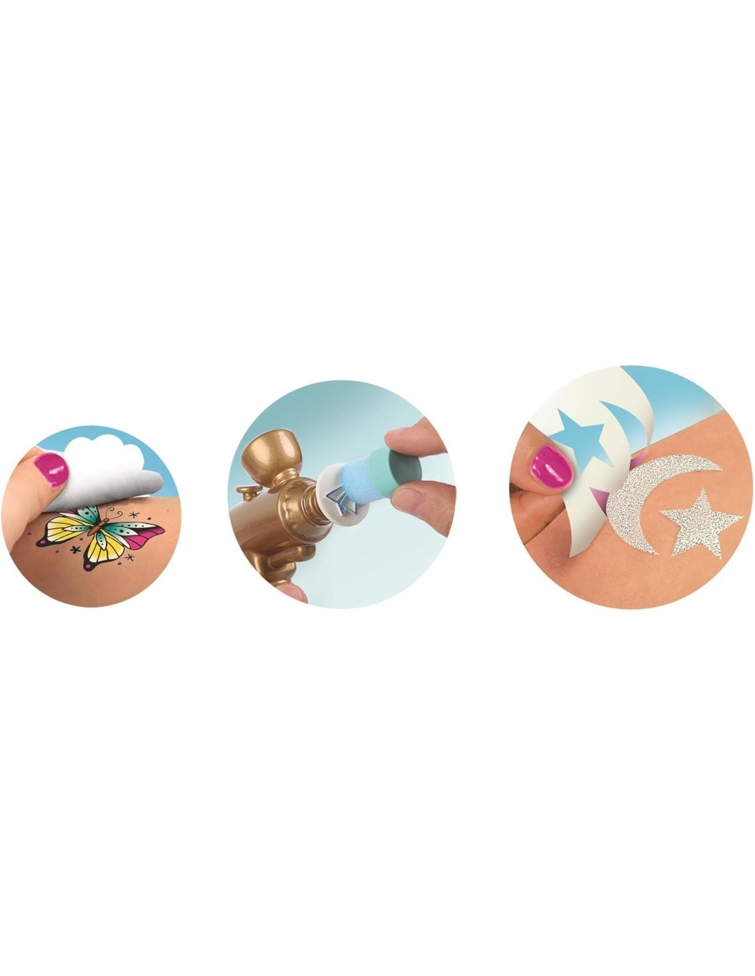 Clementoni Crazy Chic My Tattoo Lab gioco creativo bambine 6+ anni kit tatuaggi temporanei