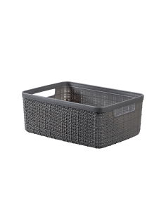 JUTE CESTINO S RETTANGOLARE 5LT ANTRACITE