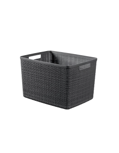 JUTE CESTINO L RETTANGOLARE 20LT ANTRACITE