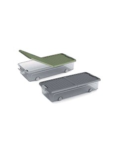 W BOX CONTENITORE 35LT CON RUOTE ASSORTITO 74X37X16,5CM
