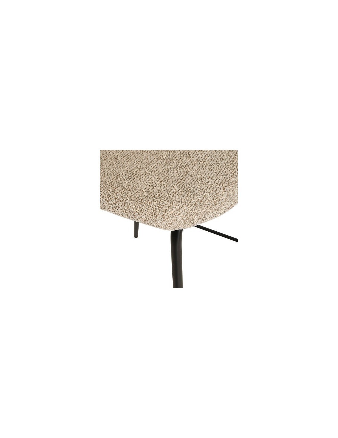 Sgabello da bar Vladi, bianco, acciaio e plywood E1, L. 43,5 x P. 41,5 x H. 96 cm, 4,55 Kg