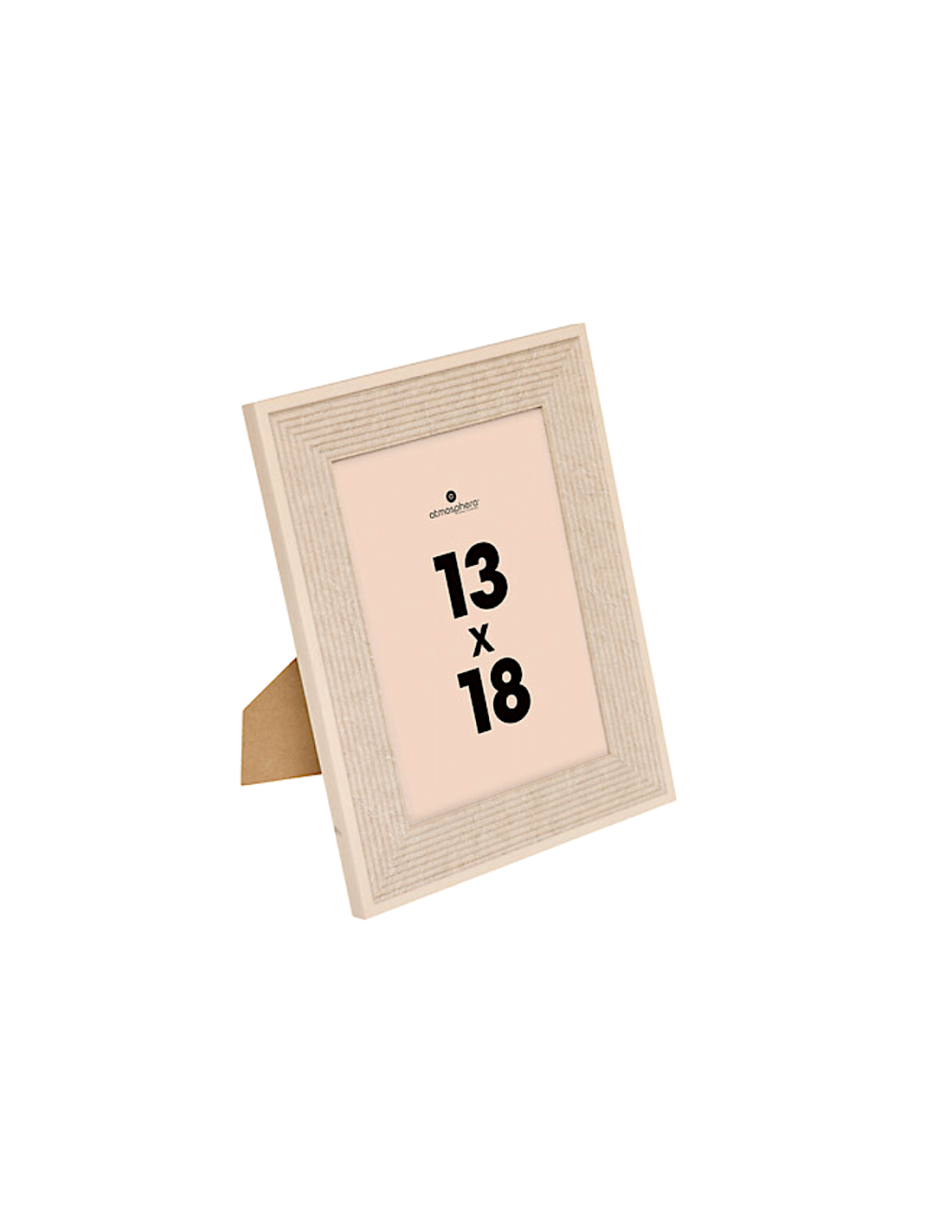 Cornice foto, effetto pietra, Missy, 13x18 cm, beige, MDF e vetro